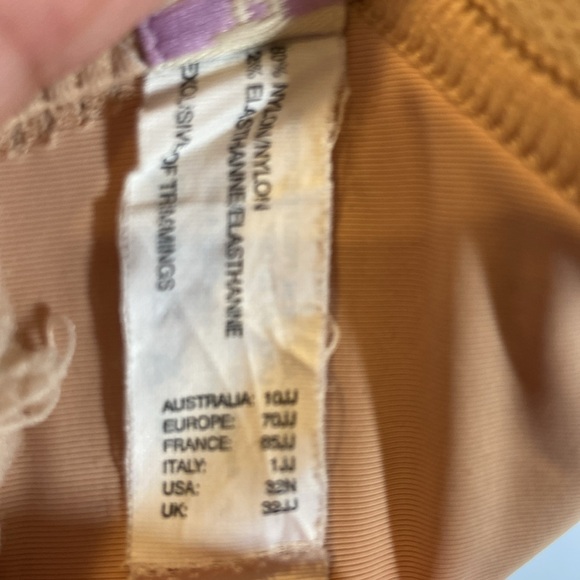 Parfait bra size UK 32JJ US 32N in a nude lace that is super soft excellent - Picture 8 of 8